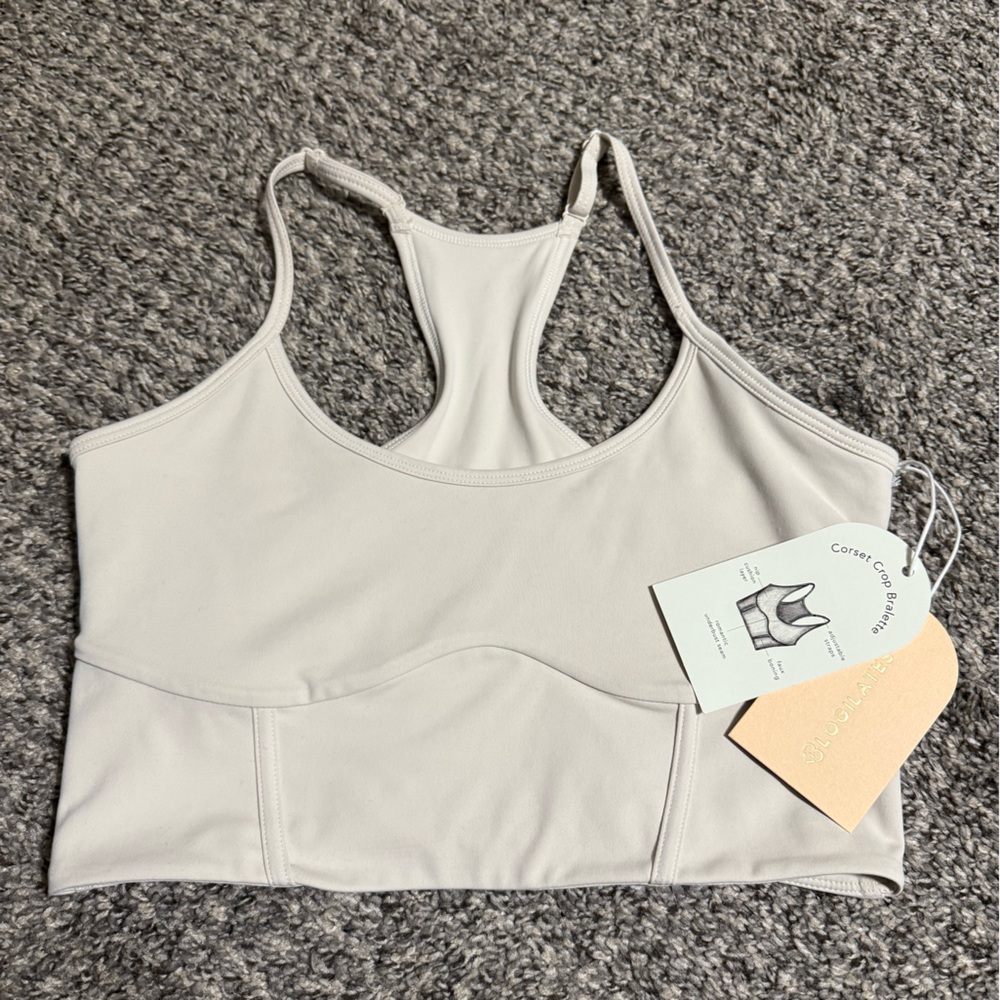 POPFLEX Cream Crop Top
